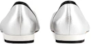 Shop (Women) Gucci Ballet Flat 'Silver Floral'