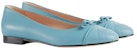 (W) Gucci Ballet Flat Kulit Double G 'Sweet Blue' 680878-BKO60-4514