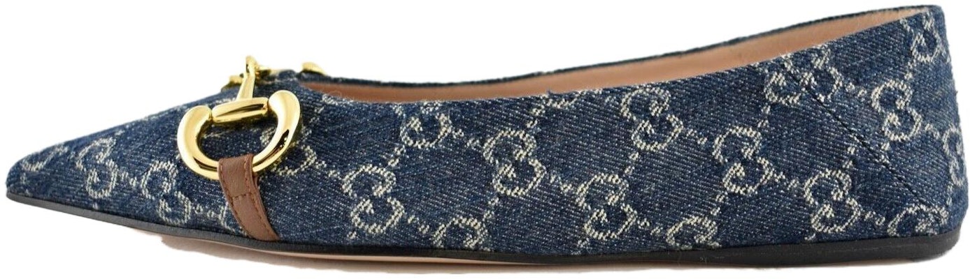 GUCCI 古奇 馬口鐵芭蕾平底鞋 顯脫休閒風 打造造型無壓力 女款 藍色 Buy GUCCI 古奇 馬口鐵芭蕾平底鞋 顯脫休閒風 打造造型無壓力 女款 藍色