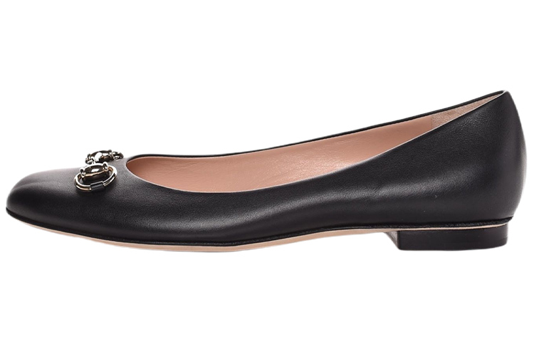 (Women) Gucci Ballet Flats 'Black Horsebit' 466700-A9L00-1000