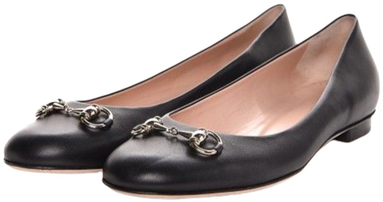 (W) Gucci Flat Balet 'Black Horsebit' Hitam 466700-A9L00-1000 Order (W) Gucci Flat Balet 'Black Horsebit' Hitam 466700-A9L00-1000