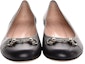 Lookbook (W) Gucci Flat Balet 'Black Horsebit' Hitam 466700-A9L00-1000