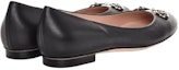 Shop (W) Gucci Flat Balet 'Black Horsebit' Hitam 466700-A9L00-1000