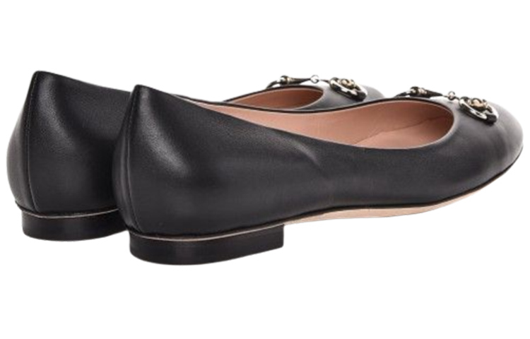 Shop (Women) Gucci Ballet Flats 'Black Horsebit' 466700-A9L00-1000