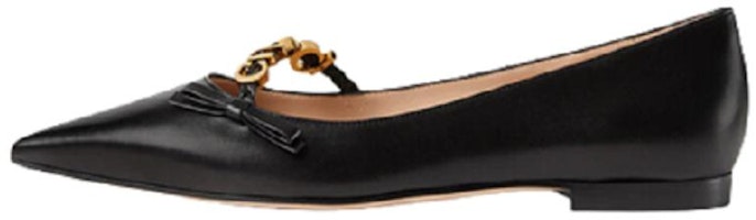 (Women) Gucci GUCCI Ballet Flat 'GUCCI - Black' 674772-C9D10-1000 (Women) Gucci GUCCI Ballet Flat 'GUCCI - Black' 674772-C9D10-1000