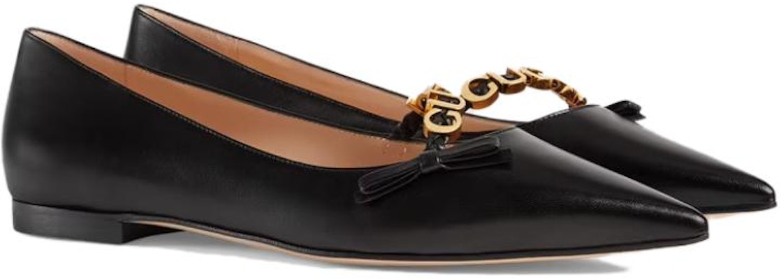 (Women) Gucci GUCCI Ballet Flat 'GUCCI - Black' 674772-C9D10-1000 Lookbook (Women) Gucci GUCCI Ballet Flat 'GUCCI - Black' 674772-C9D10-1000