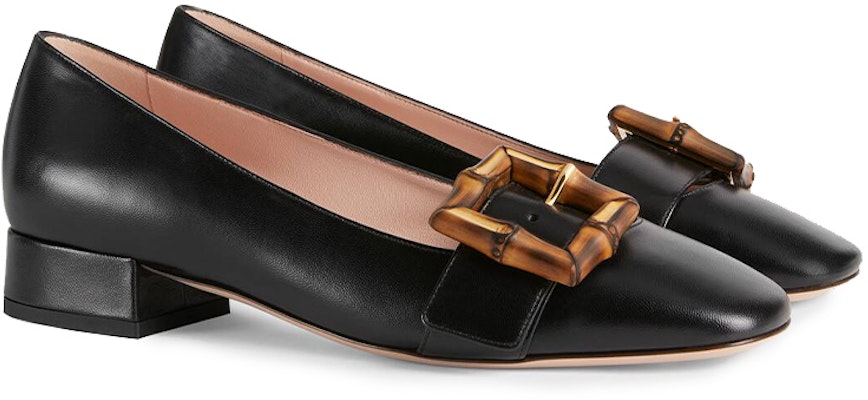 (Women) Gucci Bamboo 'Black Buckle Ballet Flats' 658856-C9D00-1000 Order (Women) Gucci Bamboo 'Black Buckle Ballet Flats' 658856-C9D00-1000
