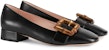 (W) Gucci Bamboo 'Kasut Balerina Gesper Hitam' 658856-C9D00-1000