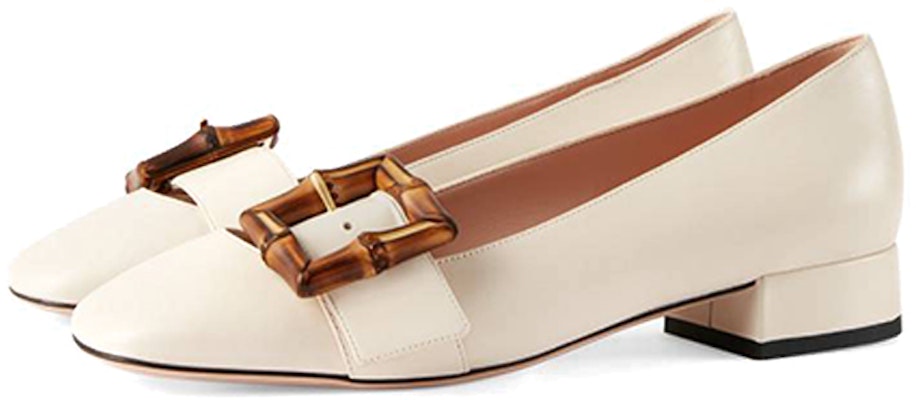 (Women) Gucci Bamboo 'Elegant White Ballet Flats with Bamboo Buckle' 658856-C9D00-9022 Order (Women) Gucci Bamboo 'Elegant White Ballet Flats with Bamboo Buckle' 658856-C9D00-9022