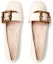 Lookbook (W) Gucci Bamboo 'Kasut Flat Putih Elegan dengan Buckle Buluh' 658856-C9D00-9022