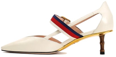 (Women) Gucci Bamboo High Heel 'White' 460114-CQXS0-9082 (Women) Gucci Bamboo High Heel 'White' 460114-CQXS0-9082