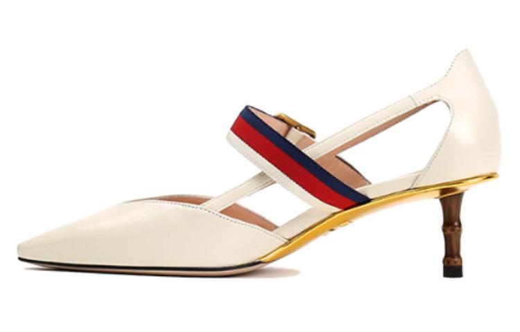 (Women) Gucci Bamboo High Heel 'White' 460114-CQXS0-9082