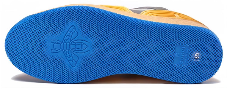 GUCCI古馳籃球休閒時尚板鞋女款粉灰黃復古版 Details for GUCCI古馳籃球休閒時尚板鞋女款粉灰黃復古版