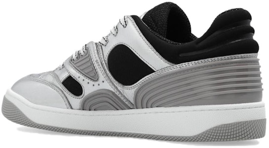 GUCCI古馳 籃球 籃球 皮革 低幫繫帶 時尚板鞋 女款 銀色 Order GUCCI古馳 籃球 籃球 皮革 低幫繫帶 時尚板鞋 女款 銀色