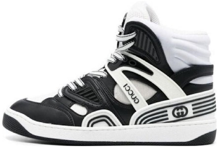 (W) 古驰黑白配色高帮运动鞋 676094-2SH80-1064 Buy (W) 古驰黑白配色高帮运动鞋 676094-2SH80-1064