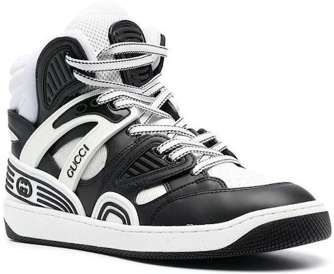 (W) Gucci Basket Tinggi 'Hitam Putih' 676094-2SH80-1064 Order (W) Gucci Basket Tinggi 'Hitam Putih' 676094-2SH80-1064
