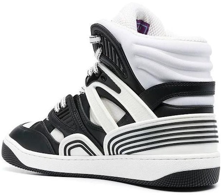 (W) Gucci Basket Tinggi 'Hitam Putih' 676094-2SH80-1064 Lookbook (W) Gucci Basket Tinggi 'Hitam Putih' 676094-2SH80-1064