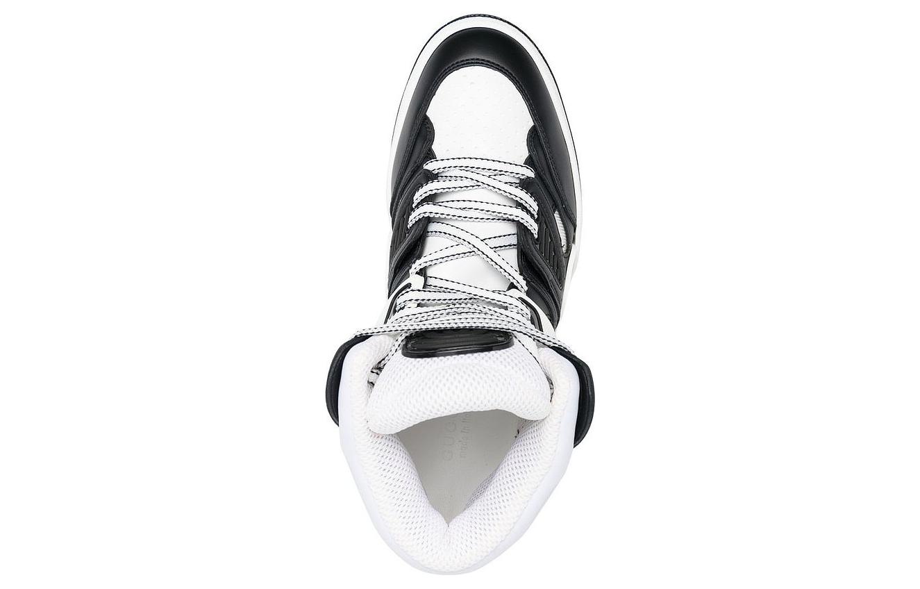 Shop (W) Gucci Basket Tinggi 'Hitam Putih' 676094-2SH80-1064