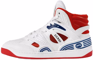 (Women) Gucci Basket High 'Retro White Red Blue' 665688-2SHA0-9070 (Women) Gucci Basket High 'Retro White Red Blue' 665688-2SHA0-9070