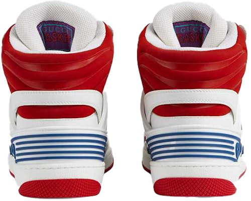 (W) Gucci Basket Tinggi 'Putih Retro Merah Biru' 665688-2SHA0-9070 Purchase (W) Gucci Basket Tinggi 'Putih Retro Merah Biru' 665688-2SHA0-9070