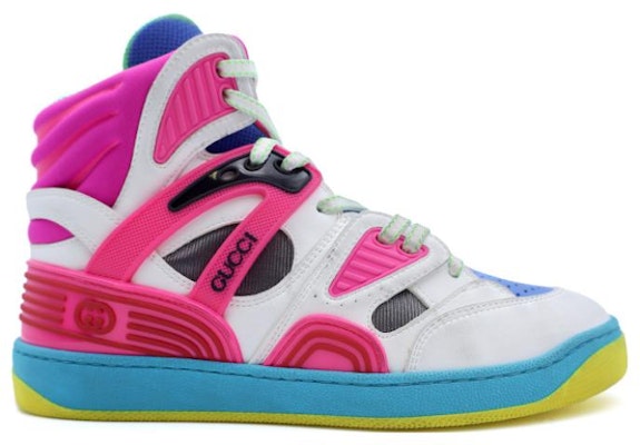 (W) Gucci Basket High 'Blanco Rosa Azul' 661311-2SH80-9063 Order (W) Gucci Basket High 'Blanco Rosa Azul' 661311-2SH80-9063