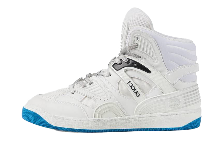 (Women) Gucci Basket White Blue 661310-2SHA0-9014