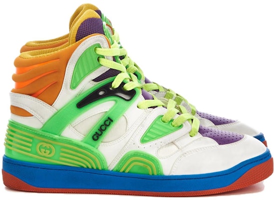 (W) Gucci Basket Putih Demetra Hijau Ungu Jingga Biru 661310-2SH80-9062 Order (W) Gucci Basket Putih Demetra Hijau Ungu Jingga Biru 661310-2SH80-9062