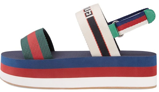 (W) Gucci 白蓝红色 Bedlam 凉鞋 524988-H91I0-8474 Buy (W) Gucci 白蓝红色 Bedlam 凉鞋 524988-H91I0-8474