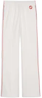 (Women) Gucci Beige Striped Elastic Straight-Leg Casual Pants 746827-XJFVJ-9088 (Women) Gucci Beige Striped Elastic Straight-Leg Casual Pants 746827-XJFVJ-9088