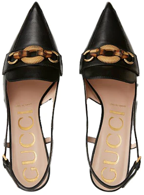 (W) Gucci Hitam 'Bamboo Buckle High-Heel' Wanita 658818-C9D00-1000 Lookbook (W) Gucci Hitam 'Bamboo Buckle High-Heel' Wanita 658818-C9D00-1000