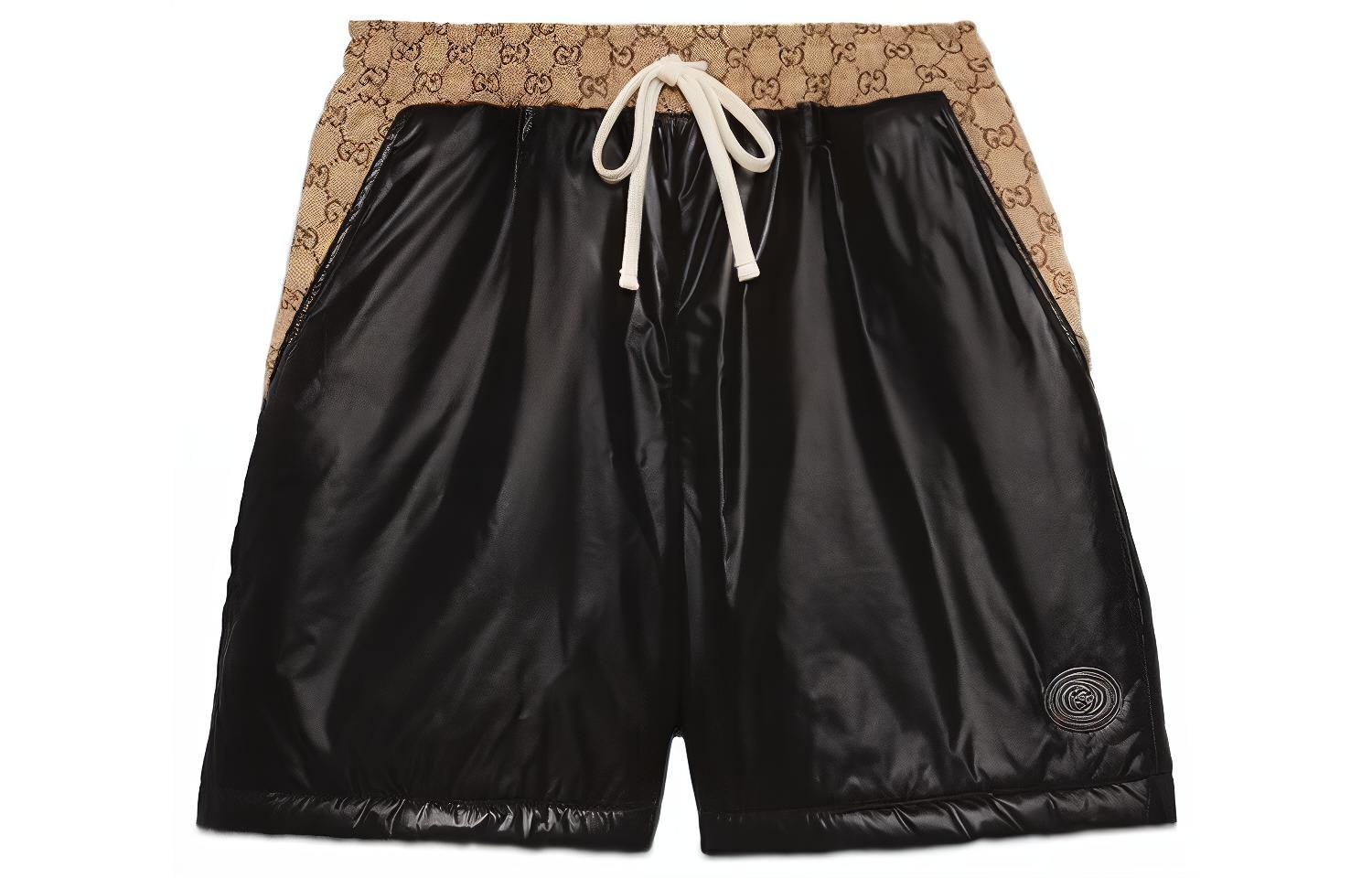 (Women) Gucci Black Colorblock Logo Casual Shorts 717044-XJEU5-1082