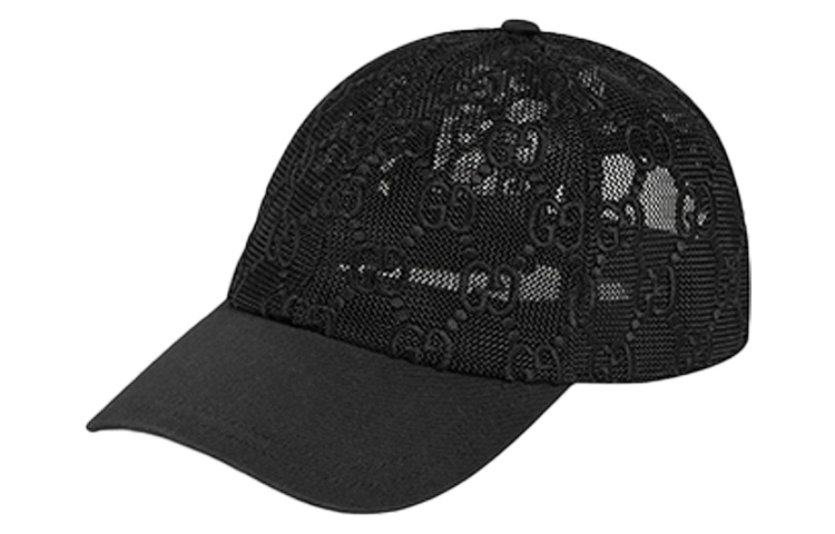 Order (W) GUCCI 黑色 GG 刺繡棉質棒球帽 579155-3HH87-1060
