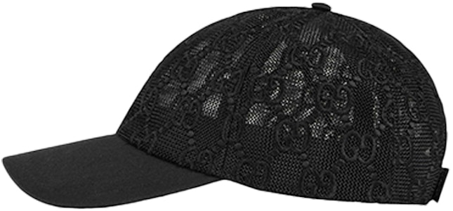 (W) GUCCI 黑色 GG 刺繡棉質棒球帽 579155-3HH87-1060 Lookbook (W) GUCCI 黑色 GG 刺繡棉質棒球帽 579155-3HH87-1060