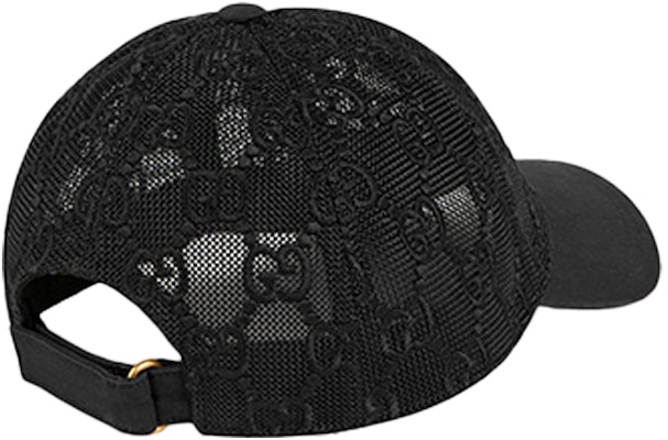 (Women) GUCCI Black GG Embroidered Cotton Baseball Cap 579155-3HH87-1060 Shop (Women) GUCCI Black GG Embroidered Cotton Baseball Cap 579155-3HH87-1060