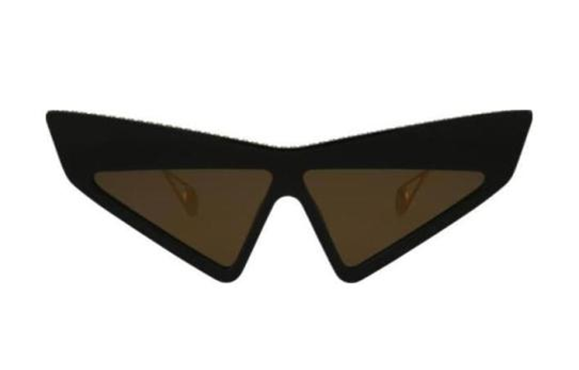 (Women) GUCCI Black Irregular Acetate Sunglasses with Embellished Frame 10960817 圖 3