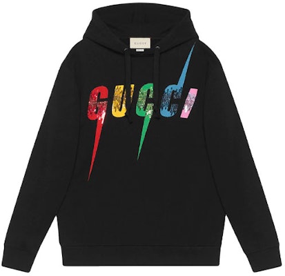 (W) Gucci 黑色繡標Logo連帽衛衣. 469251-XJA0E-1082 Buy (W) Gucci 黑色繡標Logo連帽衛衣. 469251-XJA0E-1082