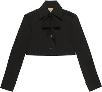 (W) 古驰黑色长袖防晒衬衫 SS23 737987-ZAMWP-1000 Buy (W) 古驰黑色长袖防晒衬衫 SS23 737987-ZAMWP-1000