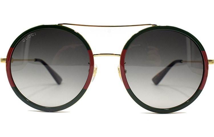 (Women) GUCCI Black Retro Round Sunglasses with Bee Detail for Women GG0061S-003 圖 3