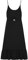 (Women) Gucci Black Sleeveless High-waisted Straight Dress SS23 Collection 715371-XJC3M-1000 (Women) Gucci Black Sleeveless High-waisted Straight Dress SS23 Collection 715371-XJC3M-1000
