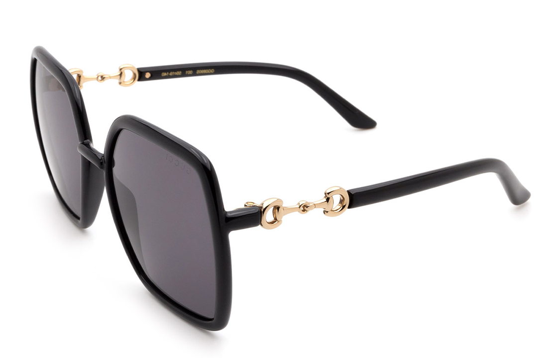 (Women) GUCCI Black Square Frame Sunglasses. GG0890S001