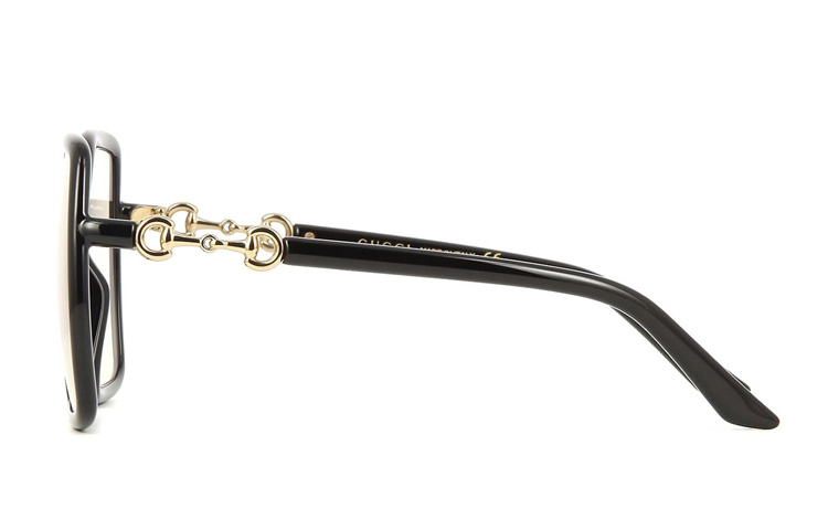 (Women) GUCCI Black Square Sunglasses with Yellow Lenses 55mm. GG0890S-005 圖 5