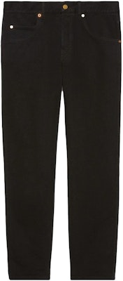 (W) Gucci Seluar Jeans Potongan Lurus Hitam dengan Logo 681289-XDB0R Buy (W) Gucci Seluar Jeans Potongan Lurus Hitam dengan Logo 681289-XDB0R