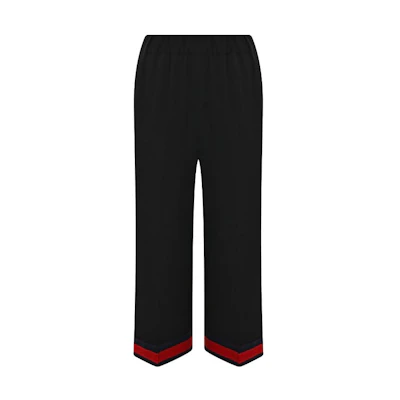 (Women) Gucci Black Striped Wide Leg Lounge Pants 577607-ZKR01-1043