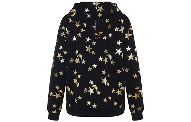 Lookbook (W) GUCCI Sweater Hitam dengan Motif Bintang dan Bulan. 581186-XJBK5-1082