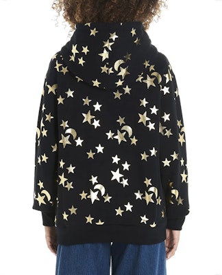 (Women) GUCCI Black Sweatshirt with Star and Moon Print 581186-XJBK5-1082 Details for (Women) GUCCI Black Sweatshirt with Star and Moon Print 581186-XJBK5-1082