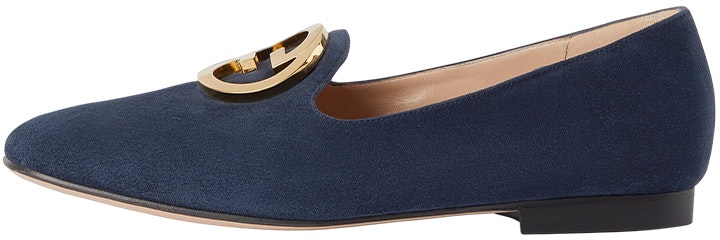 women-gucci-blonde-slip-on-blue-velvet