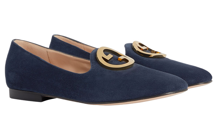 Order (W) 구찌 블루 벨벳 슬립온 (Gucci Blue Velvet Slip-On) ?723395-C6G00-4552