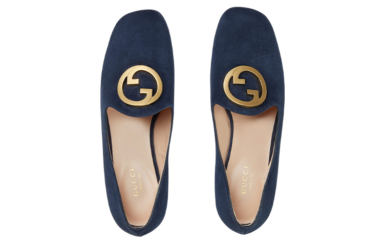 Lookbook (W) 구찌 블루 벨벳 슬립온 (Gucci Blue Velvet Slip-On) ?723395-C6G00-4552