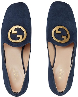 (Women) Gucci Blonde Slip-On 'Blue Velvet' Lookbook (Women) Gucci Blonde Slip-On 'Blue Velvet'