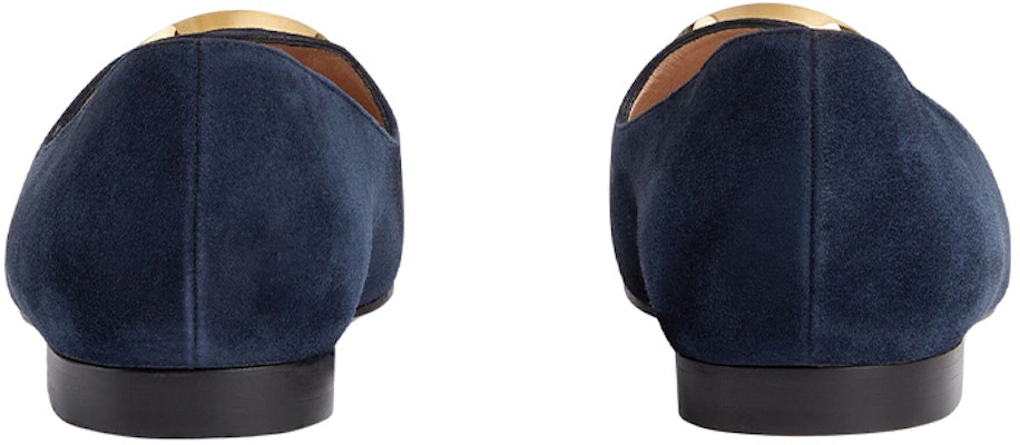 (Women) Gucci Blonde Slip-On 'Blue Velvet' Shop (Women) Gucci Blonde Slip-On 'Blue Velvet'